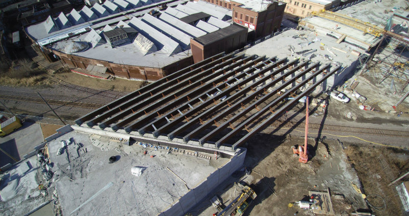 Kingshighway Bridge - Union Pacific Railroad Girders - Dec 30, 2016